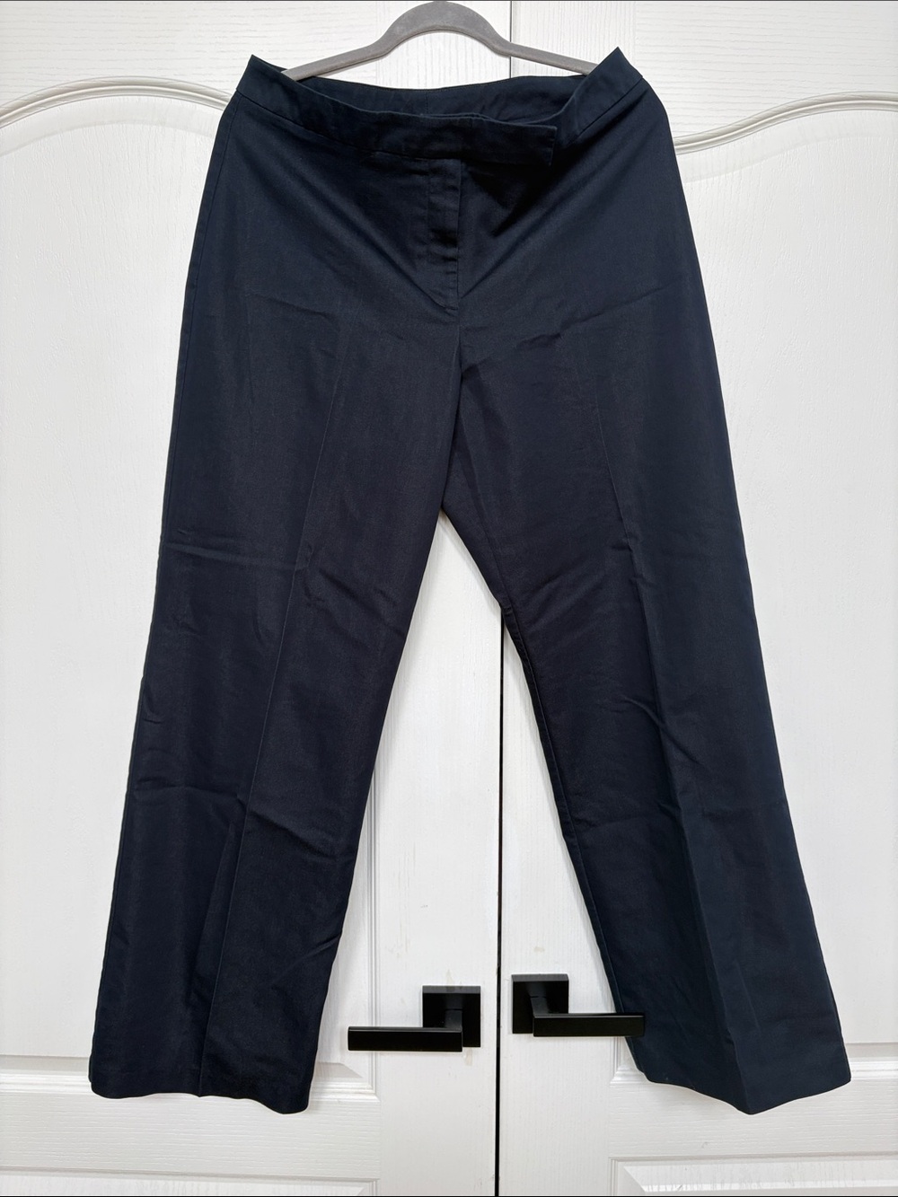 Isabella suites Black Wide-Leg Dress Pants